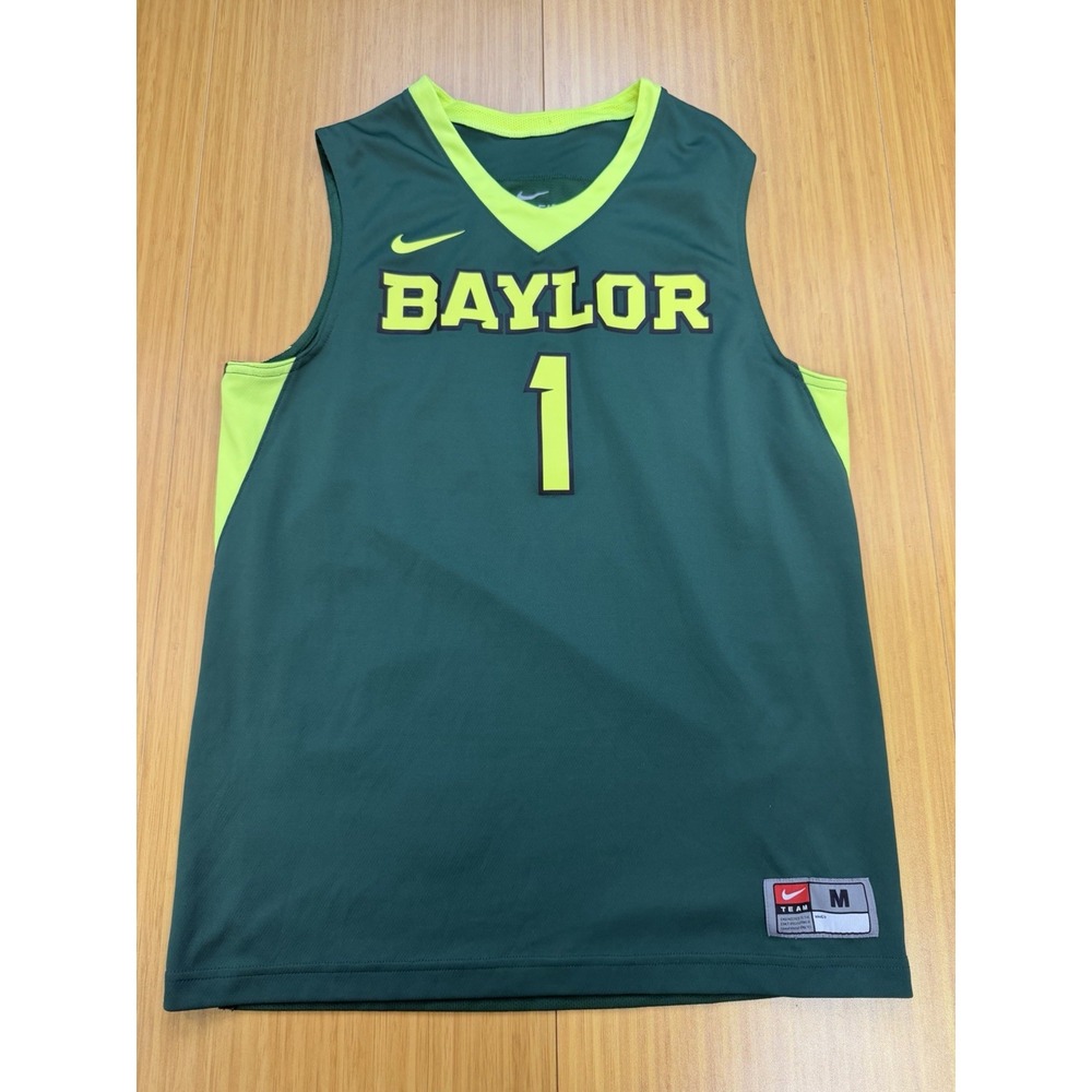 Nike Baylor Bears Dri-FIT Basketball Tank Top Men's Size Medium Green Neon